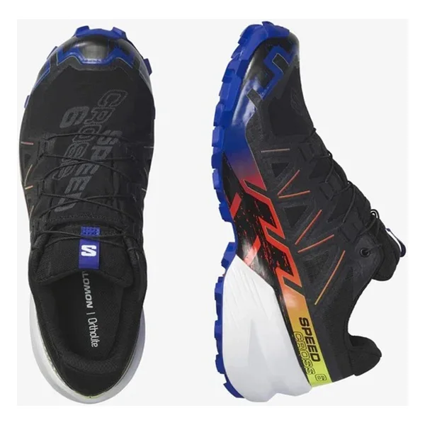 Salomon Speedcross 6 Gore-Tex L47202300 Siyah-Mavi Erkek Koşu Ayakkabısı - Görsel 5