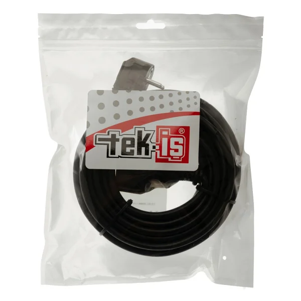 Tek-İş 10 Metre Uzatma Kablosu 3 X 1,5 Mm Ttr Bakır Kablo Erkek Fiş Dişi Fiş Baskılı Seyyar Ara Kablo - Görsel 4