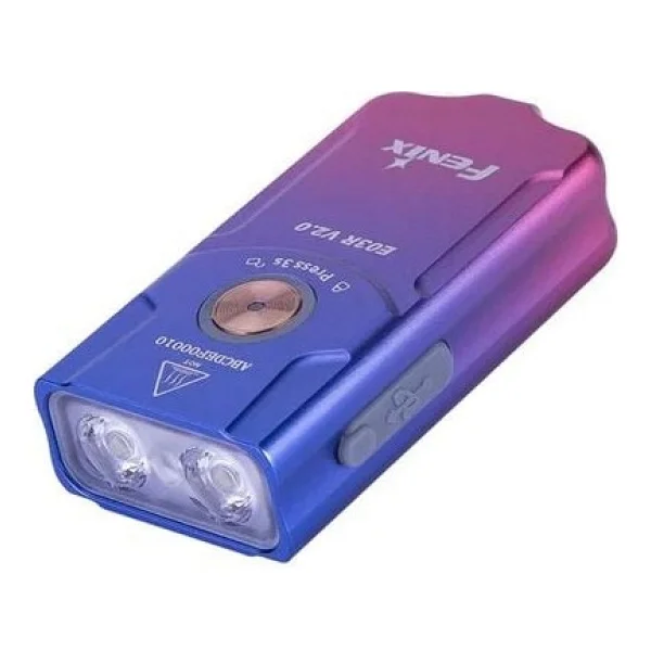 Fenix E03r V2.0 500 Lümen LED Şarjlı Kırmızı Anahtarlık Fener - Görsel 6