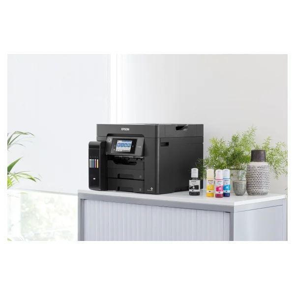Epson Ecotank L6570 Wi-Fi + Tarayıcı + Fotokopi + Faks Renkli Çok Fonksiyonlu Tanklı Mürekkep Püskürtmeli Yazıcı - Görsel 2