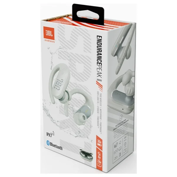Jbl Endurance Peak 2 TWS Kulak İçi Bluetooth Kulaklık Beyaz - Görsel 9