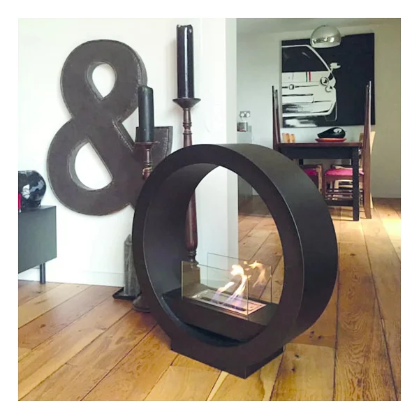 Starfire Round Design Dekoratif Bioethanol Şömine - Görsel 2