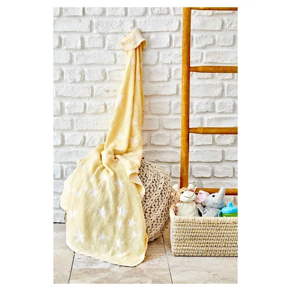 Karaca Home Baby Star 80x120 Cm Gri Bebek Pikesi - Görsel 6