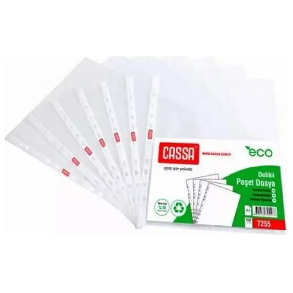 Cassa Eco 30 Mikron 100'lü A4 Poşet Dosya - Görsel 8