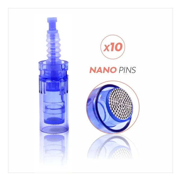 Ekai Mavi Nano Kartuş Dr. Pen Ultima-A6, A1 Cihazlara Uyumlu 10 Adet Dermapen İğnesi - Görsel 4