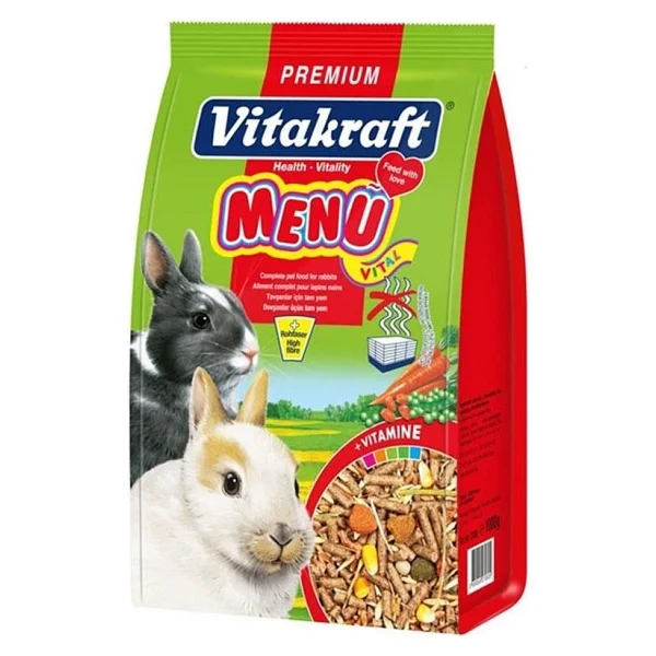 Vitakraft Premium 1 Kg 5'li Tavşan Yemi - Görsel 2