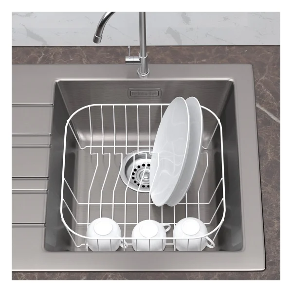 Tekno-Tel Teknotel Lavabo Evye Tabaklık Bulaşıklık Mat Siyah Kb081 - Görsel 5