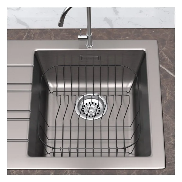 Tekno-Tel Teknotel Lavabo Evye Tabaklık Bulaşıklık Mat Siyah Kb081 - Görsel 2