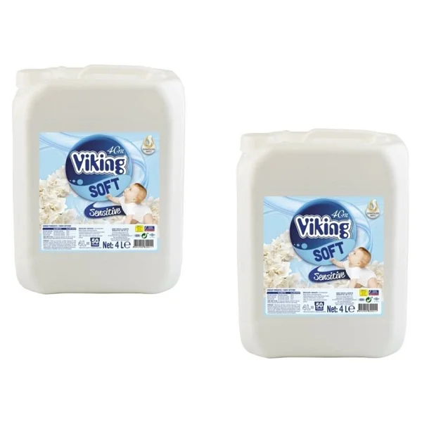 Viking Soft Sensitive Yumuşatıcı 5 Lt 2'li - Görsel 2