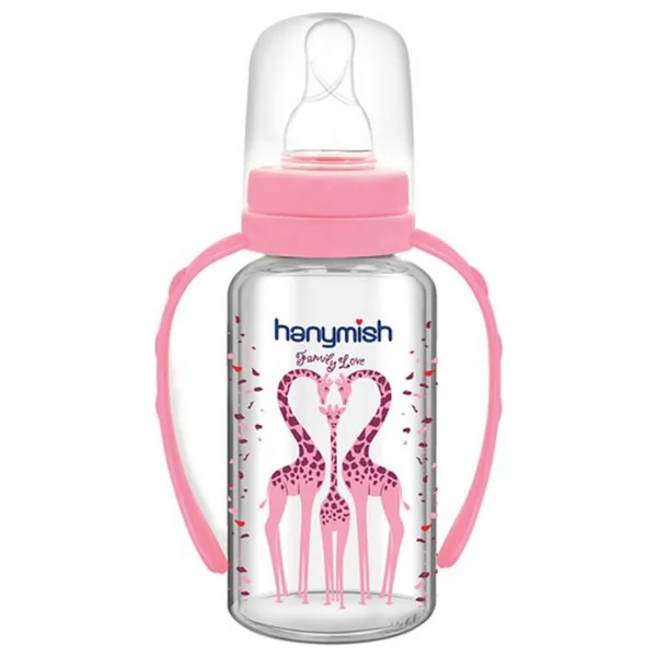 Hanymish 403 Kulplu Cam Biberon 125 Ml - Görsel 4