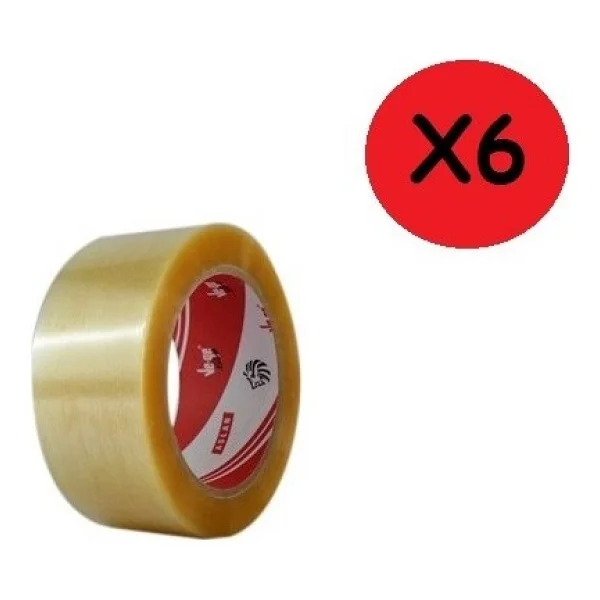 Ve-Ge Aslan 45x100 M 6'lı Şeffaf Koli Bandı - Görsel 5