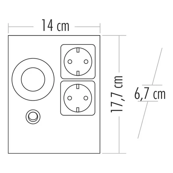 Cata Ct-5110 Ledli Üçgen Spot Armatürü - Görsel 3