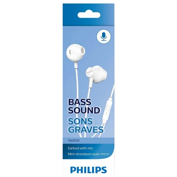 Philips Taue101wt Beyaz Mikrofonlu Kulak İçi Kulaklık - Görsel 2