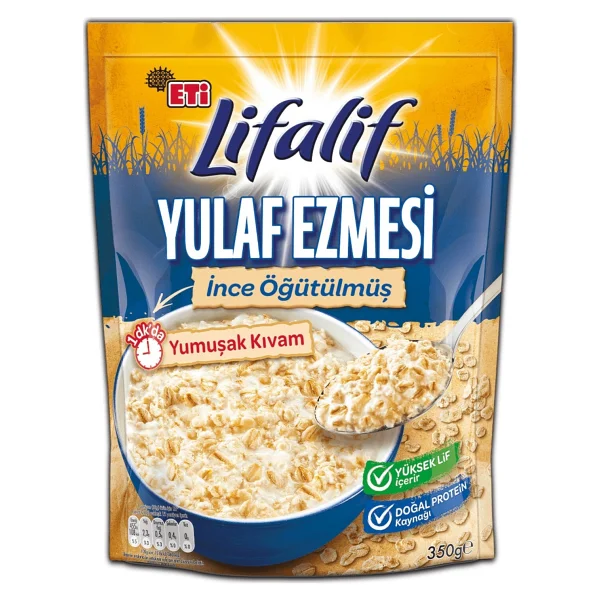 Eti Lifalif İnce Öğütülmüş Yulaf Ezmesi 350 Gr - Görsel 5