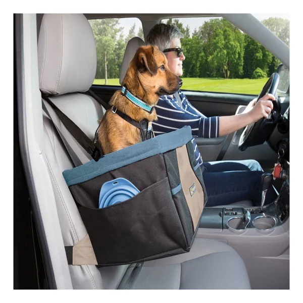 Pet Safe Kurgo Rover Köpek Otokoltuğu Siyah/Mavi K01144 - Lacivert - Görsel 4
