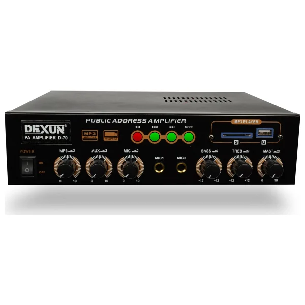 Dexun D-70 70w 100v Hat Trafolu Mikser Amfi - Görsel 4
