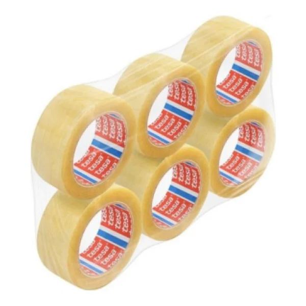 Tesa Koli Bandı 45 mm x 100 mt Şeffaf Doğal Kauçuk - 6 Adet - Görsel 2