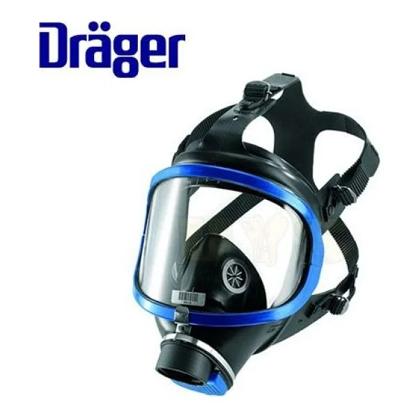 Drager 6300 Tam Yüz Gaz Maskesi + A2b2e2k1 Filtreli Kombine Set - Görsel 5
