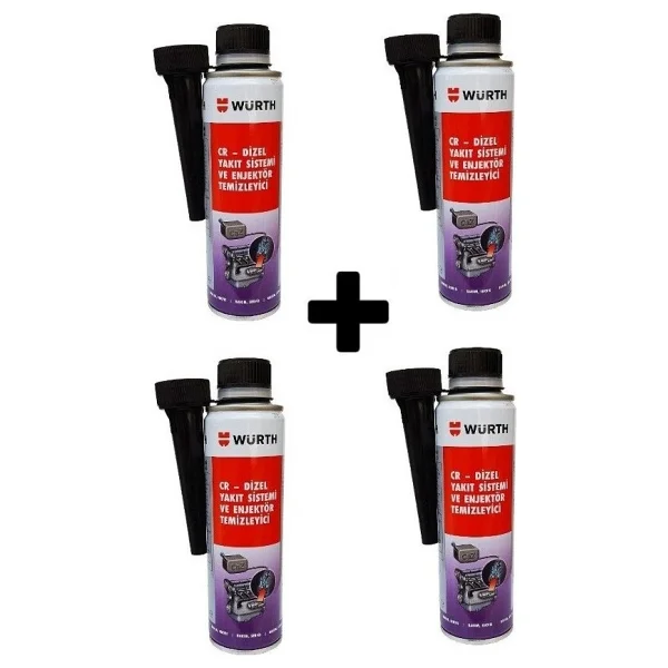 Würth 300 Ml 4'lü Dizel Enjektör Temizleyici - Görsel 2