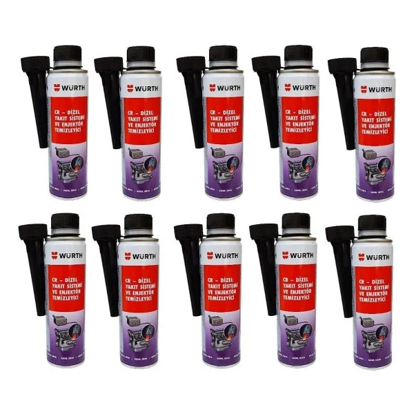 Würth 300 ml 10'lu Dizel Enjektör Temizleyici - Görsel 5