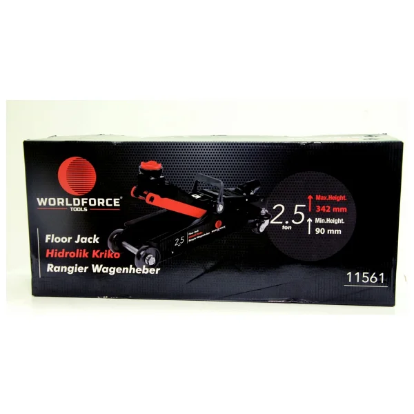 Worldforce 11561 2.5 Ton Hidrolik Kriko - Görsel 2