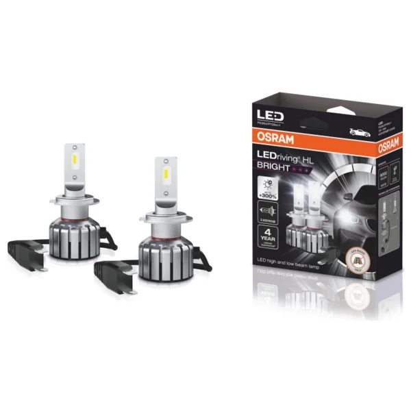 Osram H7 LED Xenon Kit Ledriving Hl Brıght %300 Fazla Işık / 4 Yıl Garantili 12v (2 Adet Far Için) - Görsel 2