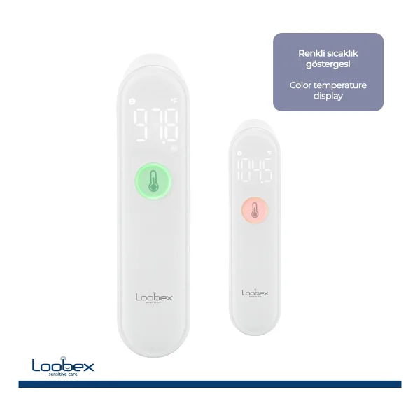 Loobex Fc-Ir209 Siyah LED Temassız Ateş Ölçer - Görsel 6