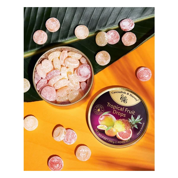 Cavendish & Harvey Tropical Fruit Drops 200 Gr - Görsel 2