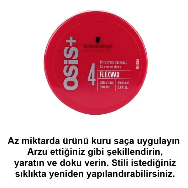Osis Schwarzkopf Osis Flexwax Tutucu Wax 85 Ml 2 Adet - Görsel 5