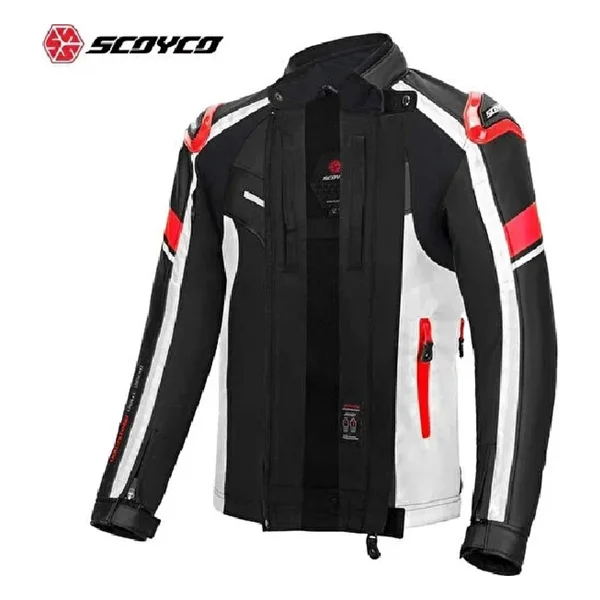 Scoyco Jk152 Erkek Siyah-Kırmızı 4 Mevsim Motosiklet Montu - Görsel 2
