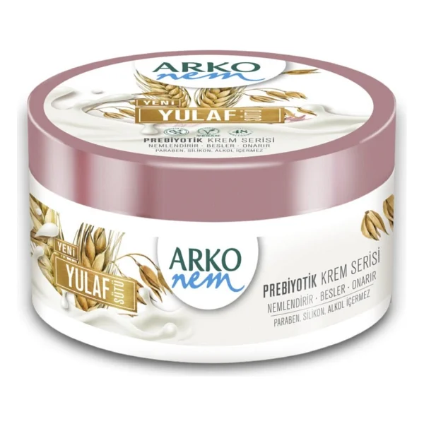 Arko Nem Prebiyotik Krem Serisi Yulaf Sütü 250 ml El ve Vücut Kremi