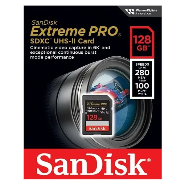 Sandisk Extreme Pro Sdsdxep-128g-Gn4ın Uhs-Iı U3 V60 128 GB Hafıza Kartı - Görsel 6