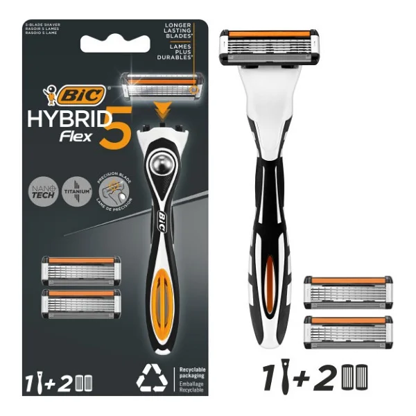 Bic Hybrid 5 Flex 2 Başlıklı Tıraş Bıçağı - Görsel 2