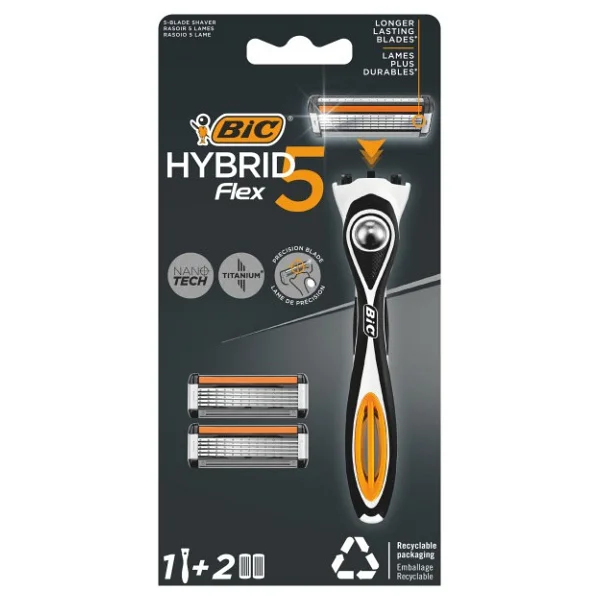Bic Hybrid 5 Flex 2 Başlıklı Tıraş Bıçağı - Görsel 3