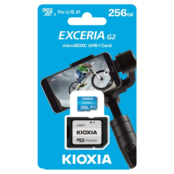 Kioxia Exceria G2 Lmex2l256gg2 Class 10 Uhs-I U3 V30 256 GB Micro Sd Kart - Görsel 3