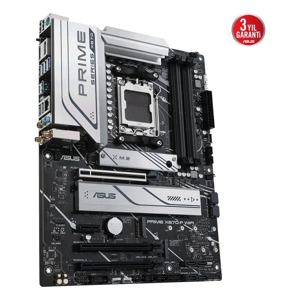 Asus Prime X670-P Wi-Fi AMD Am5 DDR5 Atx Anakart - Görsel 3