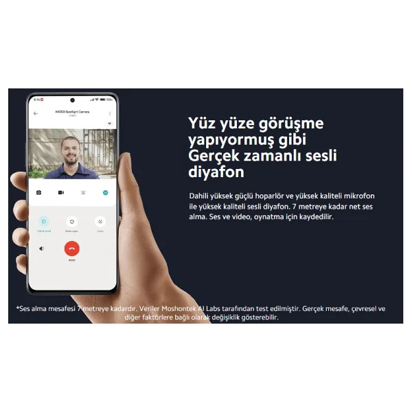 Xiaomi Aw300 Ip Wi-Fi Güvenlik Kamerası - Görsel 2