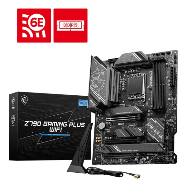 Msı Z790 Gaming Plus Wi-Fi Intel Lga1700 DDR5 Atx Anakart - Görsel 2