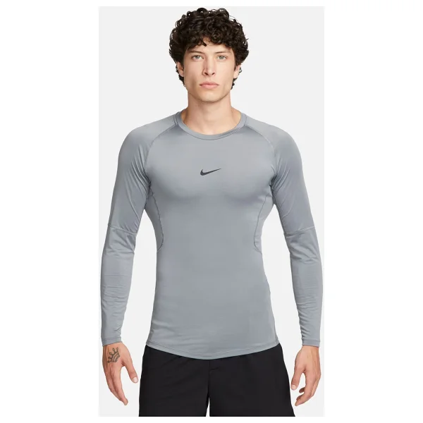 Nike Pro Dri-Fit Fb7919 Uzun Kollu Bisiklet Yaka Erkek Spor Tişört - Görsel 2