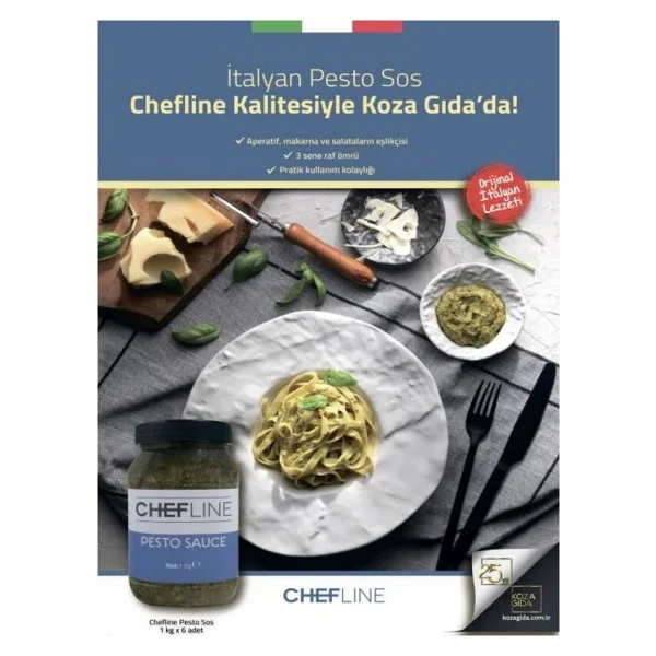Chefline Pesto Sos 1 Kg - Görsel 4