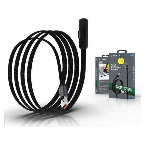 Syrox C131at 1.3 M USB To Type-C Hızlı Şarj Kablosu - Görsel 2
