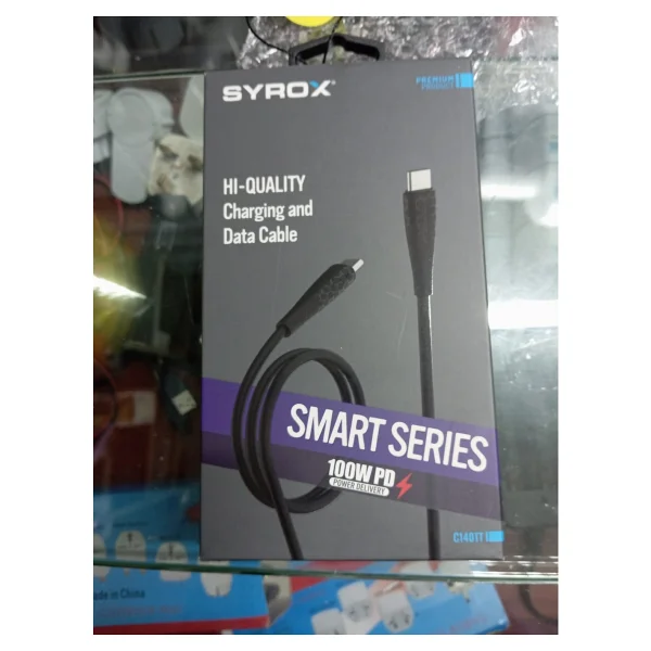 Syrox C140tt 100 W Type-C To Type-C Hızlı Şarj Kablosu - Görsel 4
