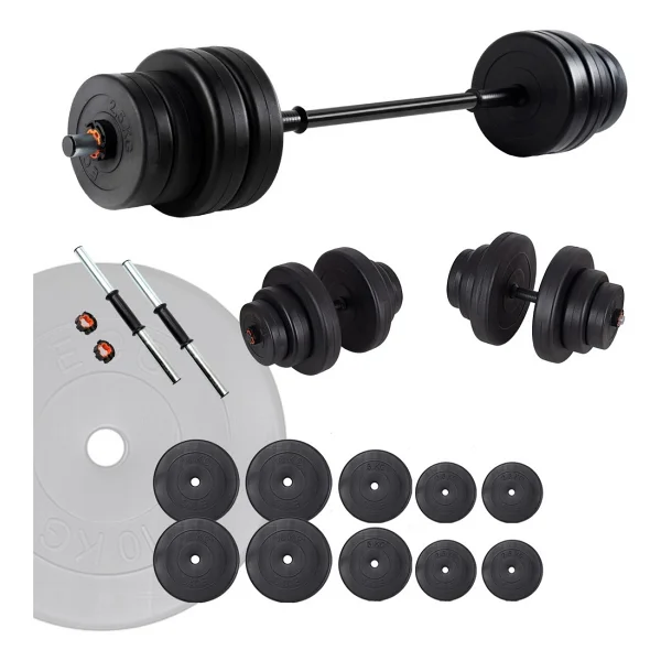 Ecg Spor 58 Kg Z Bar Halter Ve Dambıl Seti - Görsel 8