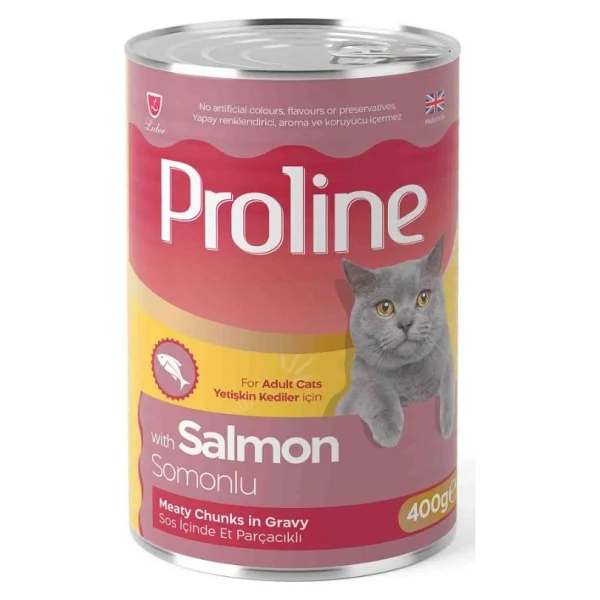 Proline Somonlu 400 gr Yetişkin Konserve Kedi Maması - Görsel 3