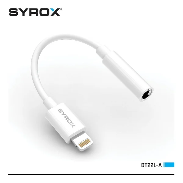 Syrox Dt22l-A Lightning To 3.5mm Otg Kablo - Görsel 2