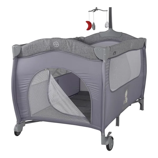 Sunny Baby Joy Plus Gri Oyun Parkı Tekerlekli Portatif Tasarım 70 X 120 Cm Kolay Kurulum - Görsel 9