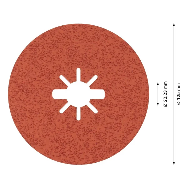 Bosch R782 Expert 125 Mm 36 Kum Paslanmaz Disk Zımpara 2608621808 - Görsel 2