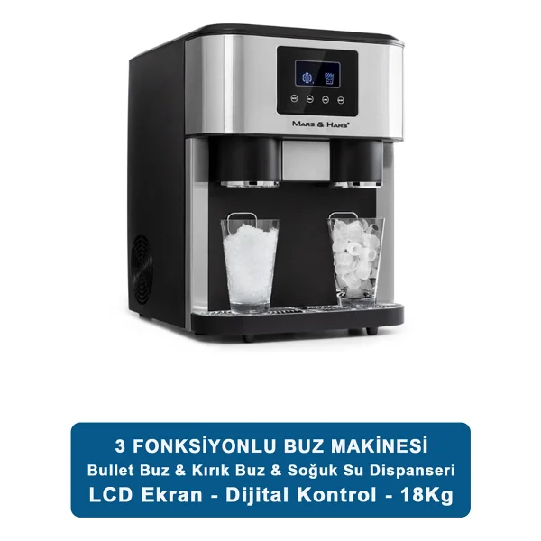 Mars&Hars Soğuk Su Sebili Ve Buz Yapma Makinesi - Görsel 2