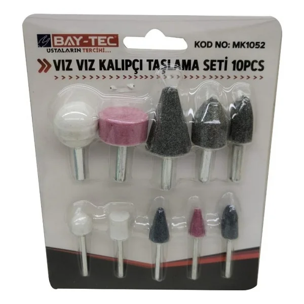 Baytec Bay-Tec Vız Vız Kalıpçı Taşlama Seti 10 Parça Mk1052 - Görsel 3