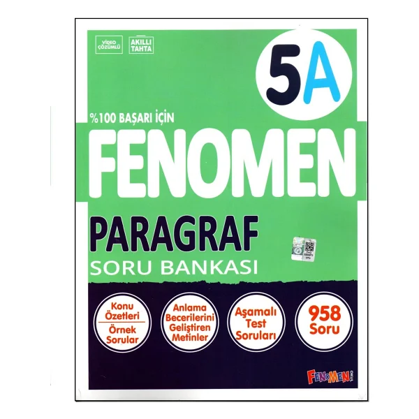 Fenomen Okul Yayınları 5. Sınıf Paragraf A Soru Bankası - Görsel 7